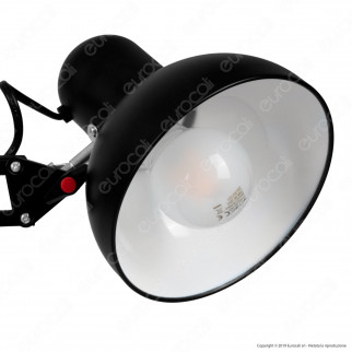 V-TAC VT-7513 Lampada da Tavolo Orientabile con Portalampada per Lampadine E27