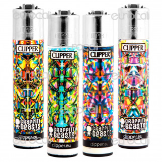 Clipper Large Fantasia Print 8 (Graffiti) - 4 Accendini [TERMINATO]
