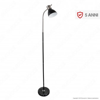 V-TAC VT-7702 Piantana in Metallo con Portalampada per Lampadine E27