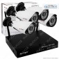 Immagine 1 - V-Tac VT-5188 Kit Videosorveglianza P2P NVR 4 Canali Wifi 1080p con 4 Telecamere - SKU 8400