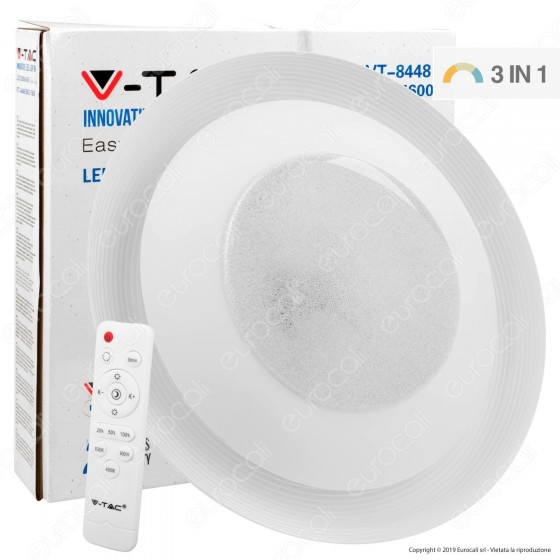 V-Tac VT-8448 Plafoniera LED 48W Forma Circolare Effetto Cielo Stellato V-Tac VT-8448 Plafoniera LED 48W Forma Circolare Effetto Cielo Stellato