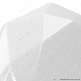 V-Tac VT-8404 Plafoniera LED 40W Forma Circolare Sfaccettata Effetto Cielo Stellato