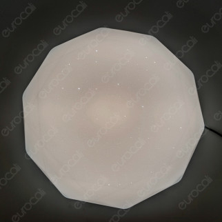 V-Tac VT-8404 Plafoniera LED 40W Forma Circolare Sfaccettata Effetto Cielo Stellato