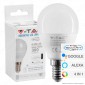 V-Tac Smart VT-5154 Lampadina LED Wi-Fi E14 4,5W MiniGlobo P45 RGB+W 4in1 Dimmerabile - SKU 2756 [TERMINATO]