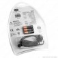 Immagine 2 - CFG EL032 Torcia LED 3W in Alluminio con Puntatore Laser e Scatto Remoto - Ideale per Fucili