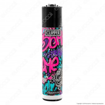 Clipper Large Fantasia Graffitti Wall - Box da 48 Accendini