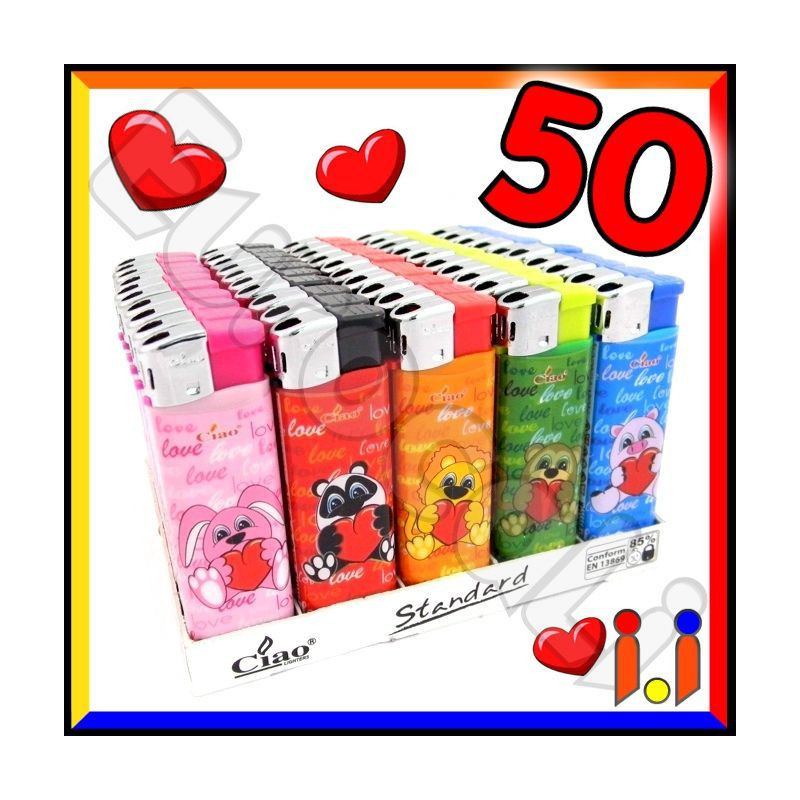 Ciao Fantasia Mon Amour - Box da 50 Accendini