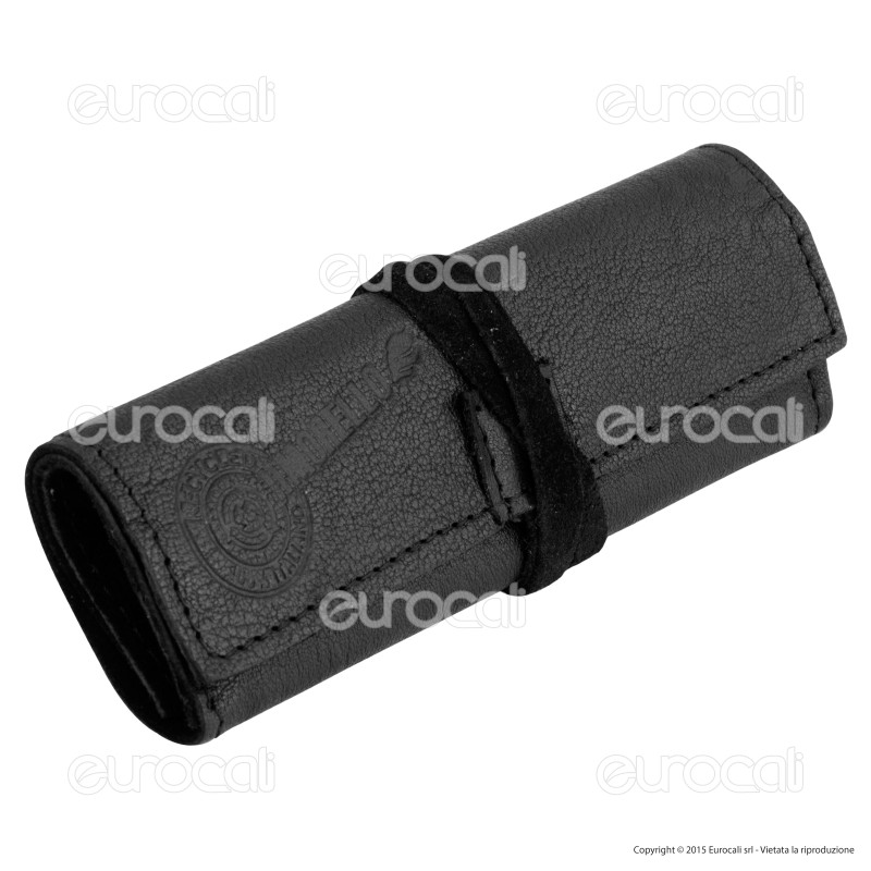 Il Morello Large Portatabacco in Vera Pelle Riciclata Colore Nero 2 Il Morello Large Portatabacco in Vera Pelle Riciclata Colore Nero 2