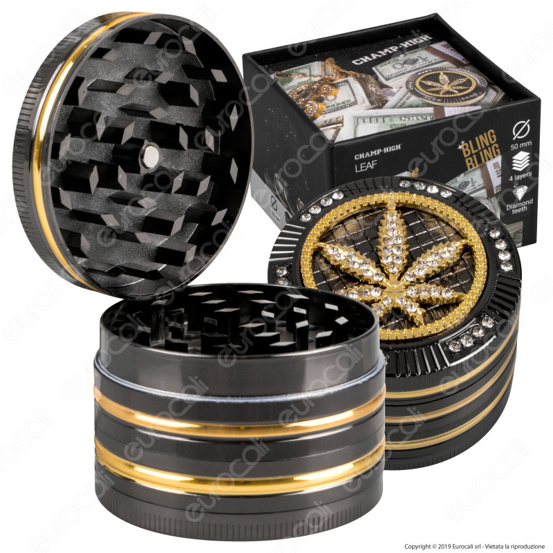 Tritatabacco In Acciaio - Grinder 3 Parti Con Chiusura Magnetica - Foto 10