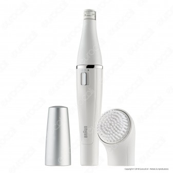 Braun Face 810 Facelift Epilatore Donna per Viso con Spazzola di