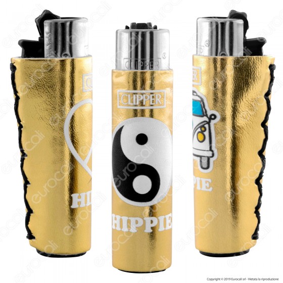 Clipper Large con Rivestimento in Gomma Fantasia Gold Hippie a Scelta Clipper Large con Rivestimento in Gomma Fantasia Gold Hippie a Scelta