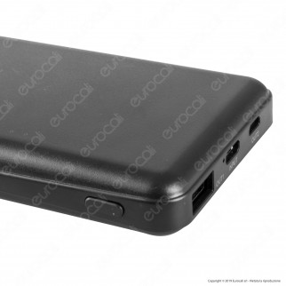 V-Tac VT-3524 Power Bank Ricarica Wireless Portatile 10000 mAh Uscita USB 2A - SKU 8909