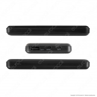V-Tac VT-3524 Power Bank Ricarica Wireless Portatile 10000 mAh Uscita USB 2A - SKU 8909