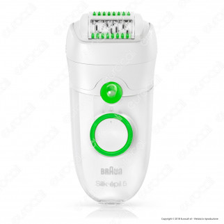 Braun Silk Epil 5 5780 Epilatore Donna con 7 Accessori per la Depilazione delle Gambe