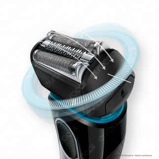 Braun Series 5 5145s Rasoio Elettrico Ricaricabile A Lamina Wet&Dry Senza Fili Da Uomo