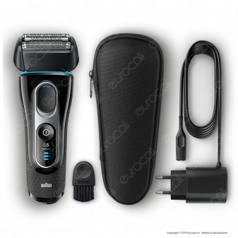 Braun Series 5 5145s Rasoio Elettrico Ricaricabile A Lamina Wet&Dry Senza Fili Da Uomo