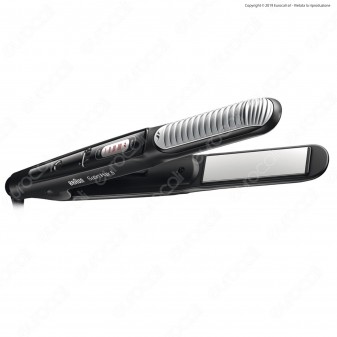 Braun Satin Hair 5 ST550 Piastra per Capelli in Ceramica con Arricciacapelli