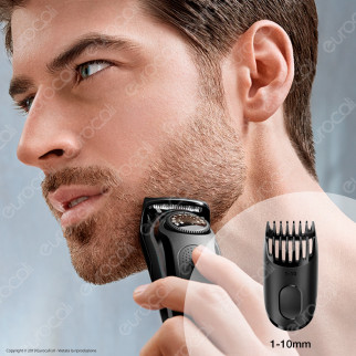 Braun Rasoio Elettrico Regola Barba e Capelli BT3020 senza Fili Colore Nero