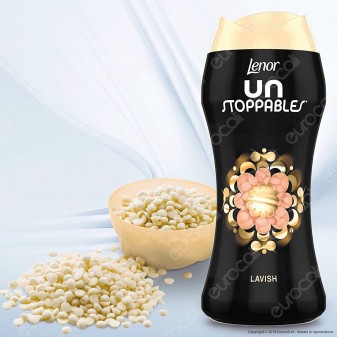 Lenor Unstoppables Lavish Perle Profumate Per Bucato alla Pesca e