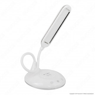 V-Tac VT-7705 Lampada da Tavolo LED 4W Multifunzione Stazione