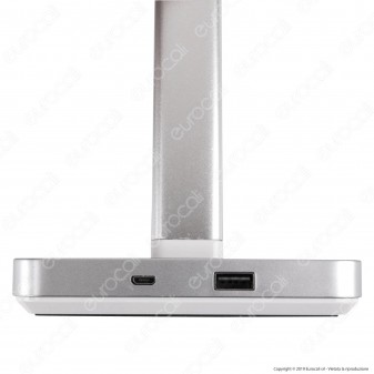 V-Tac VT-7505 Lampada da Tavolo LED 5W Multifunzione con Stazione di