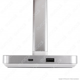 V-Tac VT-7505 Lampada da Tavolo LED 5W Multifunzione con Stazione di