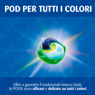 Dash 3in1 Pods con Lenor Detersivo in Capsule per Lavatrice al