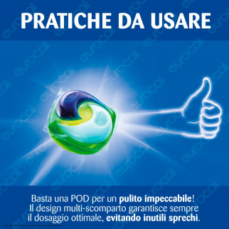 Dash 3in1 Pods con Lenor Detersivo in Capsule per Lavatrice al