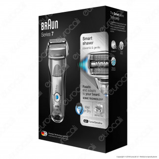 Braun Series 7 7893s Rasoio da Barba da Uomo Ricaricabile e