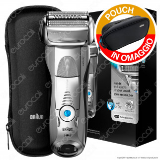 Braun Series 7 7893s Rasoio da Barba da Uomo Ricaricabile e