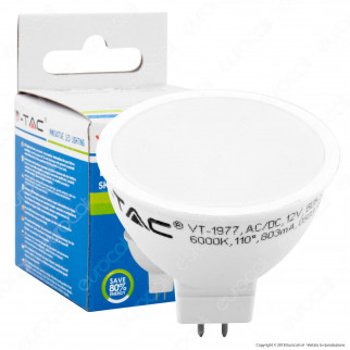 V-Tac VT-1977 Lampadina LED GU5.3 (MR16) 7W Faretto Spotlight - SKU
