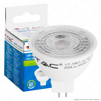 V-Tac VT-1967 Lampadina LED GU5.3 (MR16) 7W Faretto Spotlight - SKU