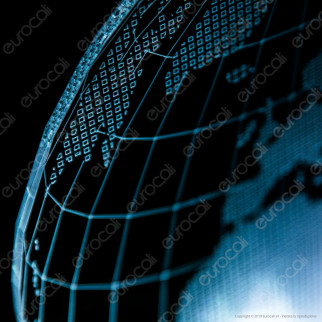 Mappamondo - Placca in Plexiglass Trasparente Effetto 3D Incisa al