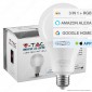 Immagine 1 - V-Tac Smart VT-5021 Lampadina LED Wi-Fi E27 18W Bulb A95 RGB+3in1 Dimmerabile - SKU 7470 [TERMINATO]