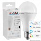 V-Tac Smart VT-5117 Lampadina LED Wi-Fi E27 15W Bulb A65 RGB+W 4in1 Dimmerabile - SKU 2753 [TERMINATO]