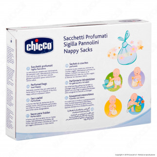 Chicco Sacchetti Profumati Sigilla Pannolini Anti Odore - 50