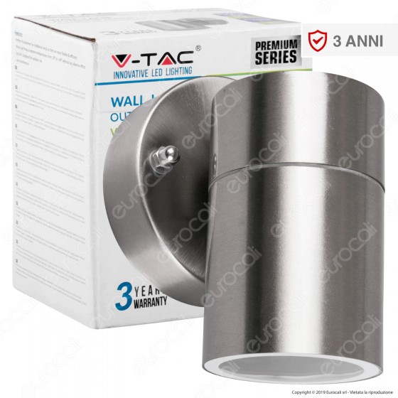 V-Tac VT-7621 Portalampada Wall Light da Muro per Lampadine GU10 - V-Tac VT-7621 Portalampada Wall Light da Muro per Lampadine GU10 -