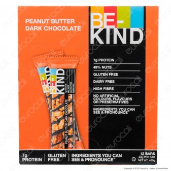 Be-Kind Snack con Burro di Arachidi e Cioccolato Fondente - 1 Barretta da 40g