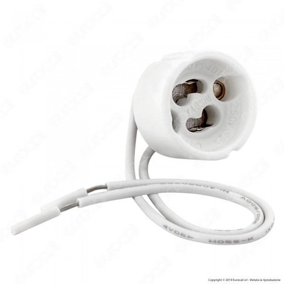 V-Tac Portalampada per Lampadine GU10 con Cavi - SKU 3423 V-Tac Portalampada per Lampadine GU10 con Cavi - SKU 3423