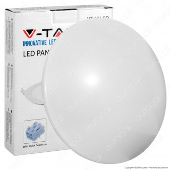 V-Tac VT-8031RD Plafoniera LED 12W Forma Circolare Colore Bianco -