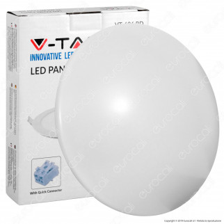 V-Tac VT-8031RD Plafoniera LED 12W Forma Circolare Colore Bianco -