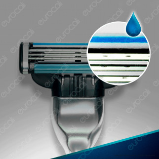 Gillette Mach3 10 Lamette Di Ricambio Per Rasoio con Schiuma da Barba