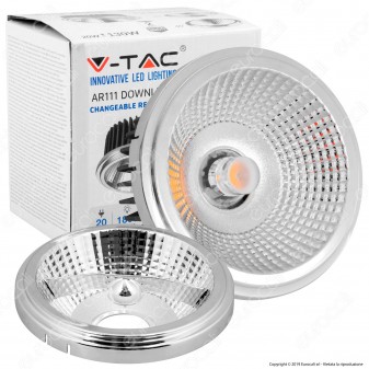 V-Tac VT-1121 Lampadina LED AR111 20W Faretto da Incasso con 2