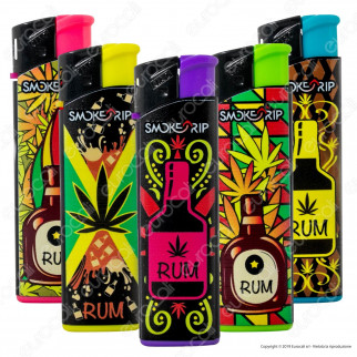 SmokeTrip Accendini Elettronici Ricaricabili Fantasia Rum Trip - 5