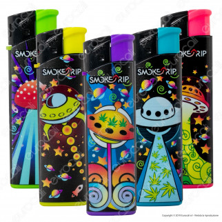 SmokeTrip Accendini Elettronici Ricaricabili Fantasia Area 51 - Box