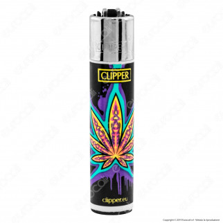 Clipper Large Fantasia Neon Leaves 2 - 4 Accendini [TERMINATO]