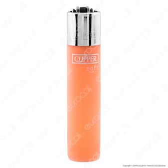 Clipper Large Fantasia Traslucido Soft Touch - Box da 48 Accendini