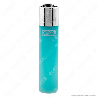 Clipper Large Fantasia Traslucido Soft Touch - Box da 48 Accendini