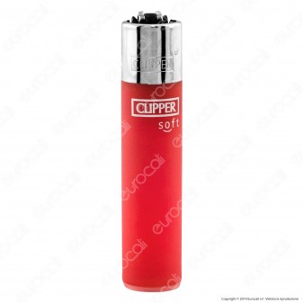 Clipper Large Fantasia Traslucido Soft Touch - 4 Accendini