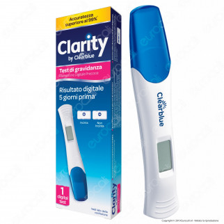 Clarity Test di Gravidanza con Rilevazione Digitale Precoce -